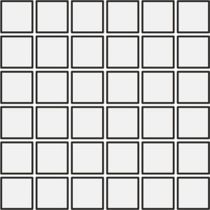 REBEL Mosaico Lead    30x30cm  Nat. Rett. hr. 8,5mm