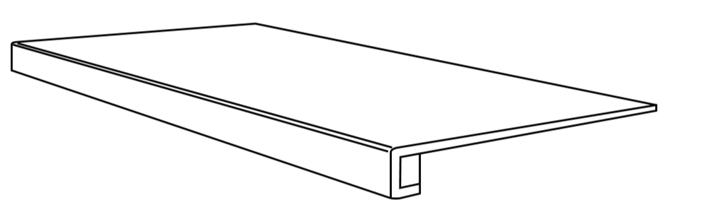 REAL WOOD Larice 15x60x3x3 cm Gradino Costa Retta REAL WOOD Larice 15x60x3x3 cm Gradino Costa Retta