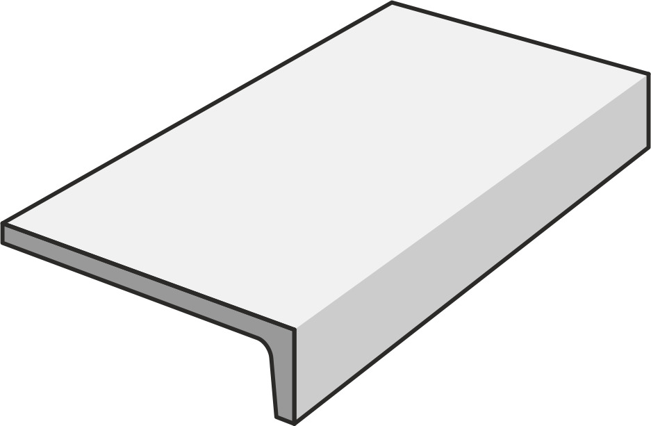 CAEMENTUM Elemento "L"Monolitico Outdoor Griseo 15x61x4 cm R11 CAEMENTUM Elemento "L"Monolitico Outdoor Griseo 15x61x4 cm R11