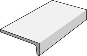 COLOSSEO PLUS  Elemento "L"Monolitico Outdoor  Beige  15x61x4 cm R11