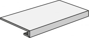 MY STILE MY Gradino Costa Retta My  Grey  34x122,2x4 cm Rett.