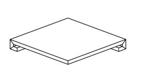 CONTEXT White   30x30cm Angolo Gradino