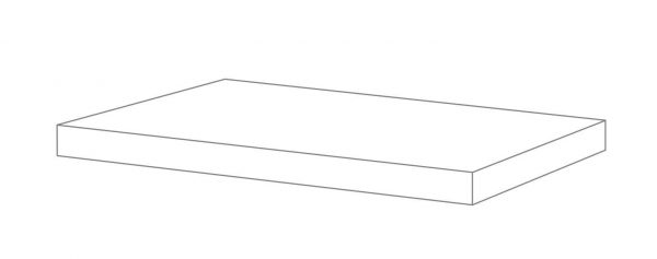 20TWENTY  Angolare  Pallets White   33x120x3,2x3,2cm Nat. Rett. DX hr. 9,5 mm