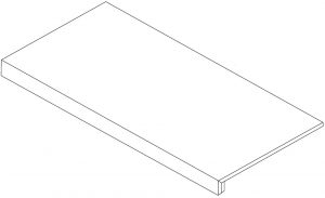 EPIKA  Almond    33x60cm  Rett. Gradone  60