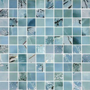 JEWEL  Mosaici Nebulosa Mix  Blue   30 x 30 cm (2,9x2,9cm)