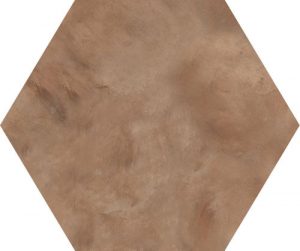 TERRA 1741  Rosso    Esagono  25x21,60cm