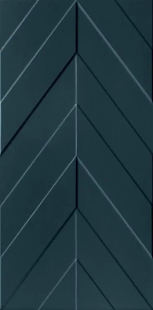 4D Chevron Deep Blu 40x80cm Matt 4D Chevron Deep Blu 40x80cm Matt