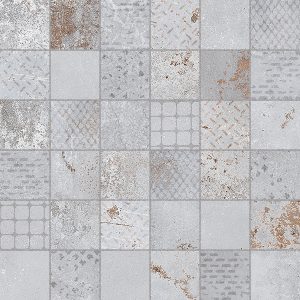 MELT Mosaico 5x5cm Pewter  Foglio  30x30cm Rett.