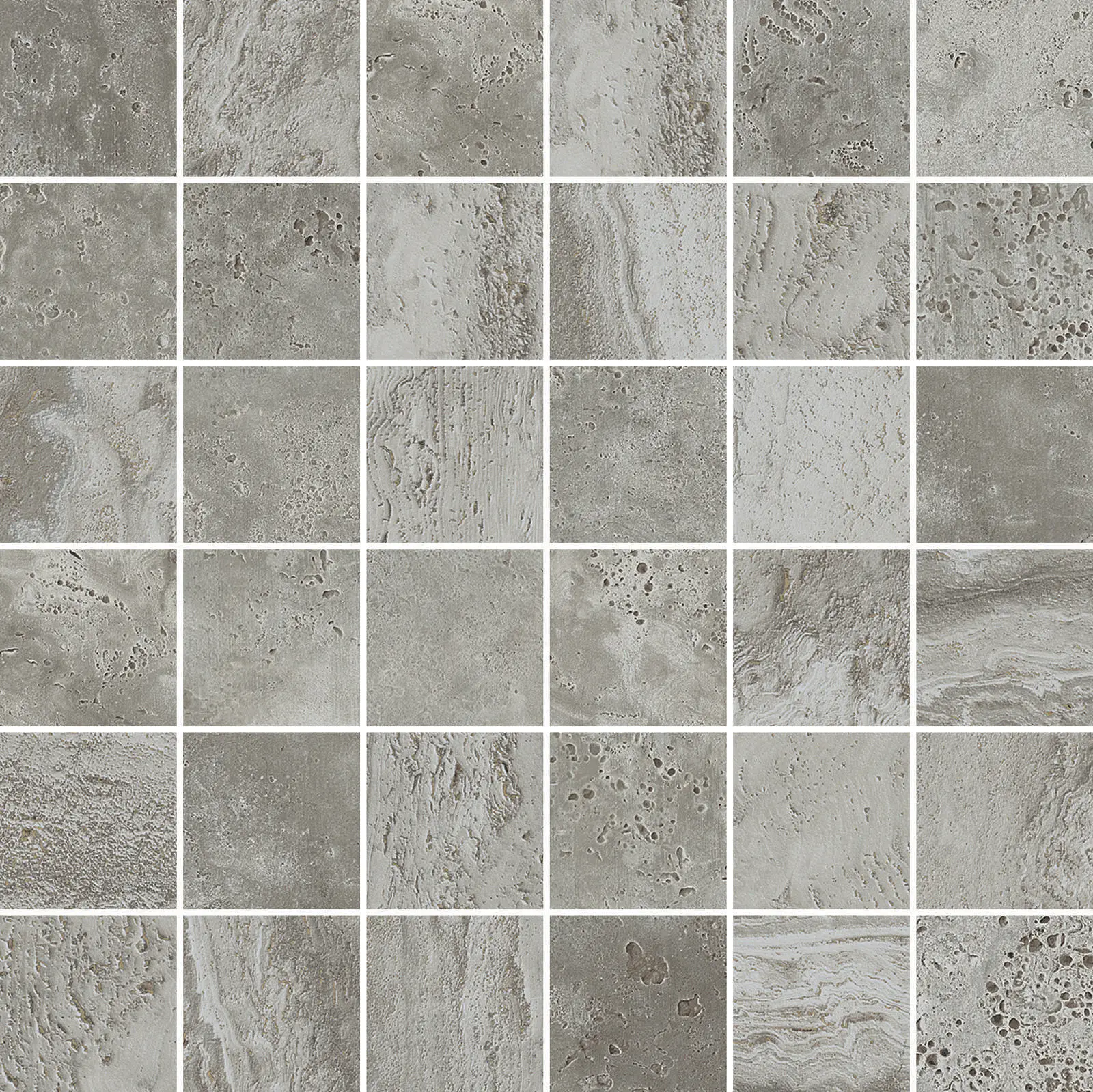NAVONA Mosaico Mix Vein/Cross Grey 30x30cm Nat. Rett. hr.8,5mm NAVONA Mosaico Mix Vein/Cross Grey 30x30cm Nat. Rett. hr.8,5mm