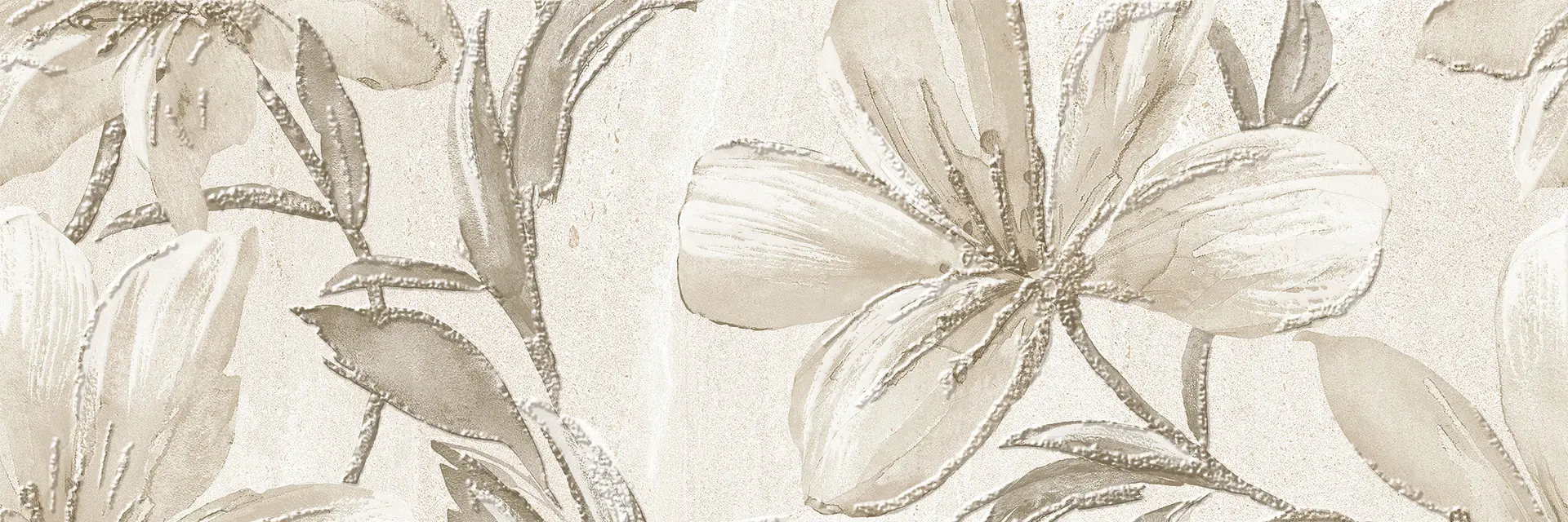 TREX Inserto Flora Ivory A+B 25x75cm TREX Inserto Flora Ivory A+B 25x75cm