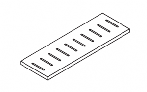 RE_TOUR   Griglia  15x600cm Rett. R11 hr. 20mm
