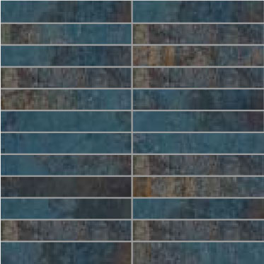 OXYDUM Mosaico Su Rete Tozzettato Steel 2,5 x 15 cm - 30 x 30 cm OXYDUM Mosaico Su Rete Tozzettato Steel 2,5 x 15 cm - 30 x 30 cm