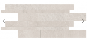 GESSO Natural White   Listelli Sfalsati  30x60cm Nat. Rett. 9,5mm