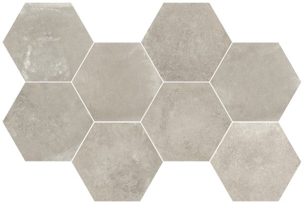 BACKSTAGE Mosaico Hexagon Tan 51x29,2cm Nat. Rett. 8,5mm