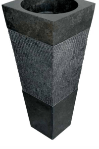 Piramide Nero 70x70 cm/ 20x20 cm - hl. 75 cm