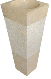 Piramide Beige 70x70 cm/ 20x20 cm - hl. 75 cm
