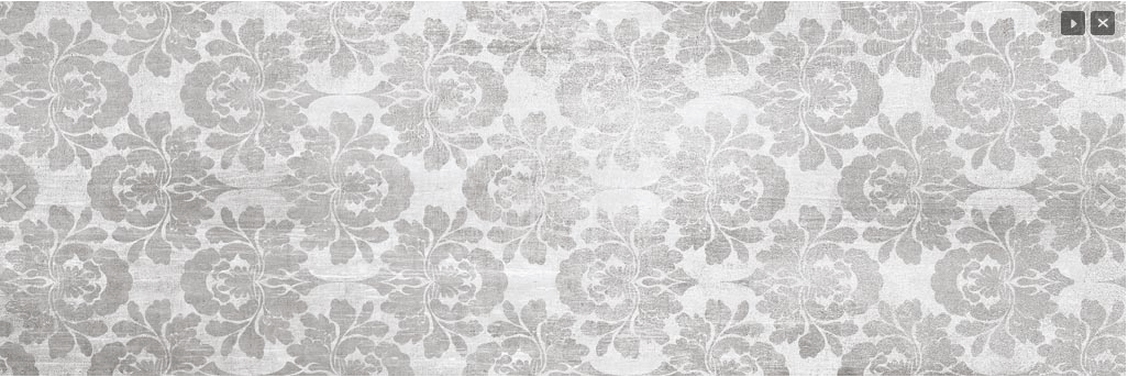 SHABBY WALL Bianco Decoro Damask 20 x 60 cm SHABBY WALL Bianco Decoro Damask 20 x 60 cm