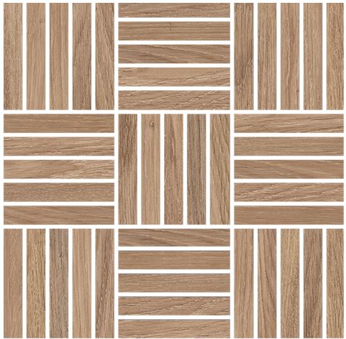 NATUREL Mosaico 2 x 10 cm Foglio Marron 30 x 30 cm NATUREL Mosaico 2 x 10 cm Foglio Marron 30 x 30 cm