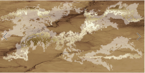 VENUS GRES LAPPATO Solitaire Gold Visone Decoro 60 x 120 cm