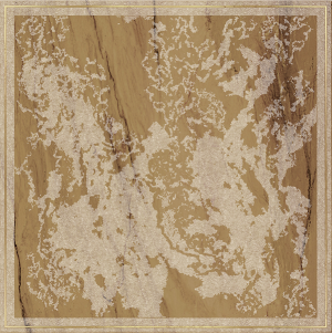 VENUS GRES LAPPATO Solitaire Rosone Gold Visone Decoro 60 x 60 cm