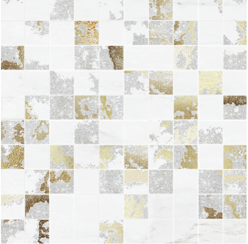 VENUS GRES LAPPATO Mosaico Solitaire White 30 x 30 cm VENUS GRES LAPPATO Mosaico Solitaire White 30 x 30 cm