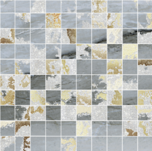 VENUS GRES LAPPATO Mosaico Solitaire Blu 30 x 30 cm