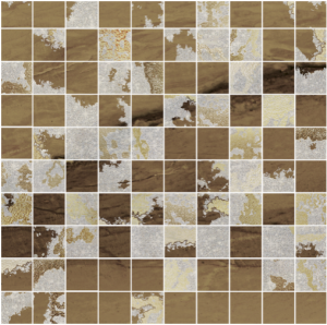 VENUS GRES LAPPATO Mosaico Solitaire Visone 30 x 30 cm