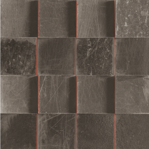 L´H  Cenere Mosaico 3D Quadri 29x29cm