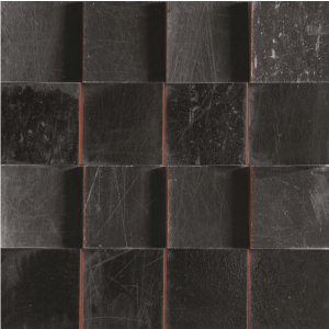 L´H  Nero Mosaico 3D Quadri 29x29cm