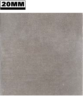 DOTCOM  Mud   80x80cm Nat. Rett. hr. 20mm