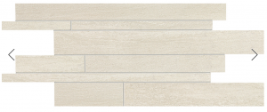 STONE PROJECT  White  Controfalda Listelli Sfalsati Mix 30x60cm Nat./Lapp.