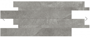 CORNERSTONE  SLATE Grey  Listelli Sfalsati  30x60cm Nat. 9,5mm