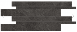 CORNERSTONE SLATE Black   Listelli Sfalsati  30x60cm Nat. 9,5mm