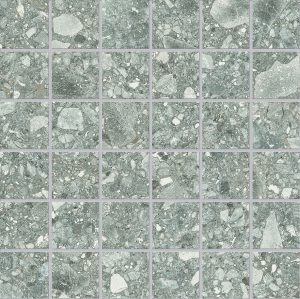 LOMBARDA  Grigio Mosaico  30x30cm - 5x5cm Lapp. 9,5mm