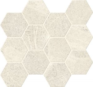 LIFE Bianco   Esagona Su Rete  26x28cm