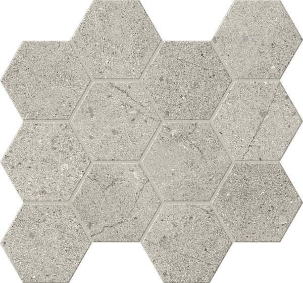 LIFE Grigio Esagona Su Rete 26x28cm LIFE Grigio Esagona Su Rete 26x28cm