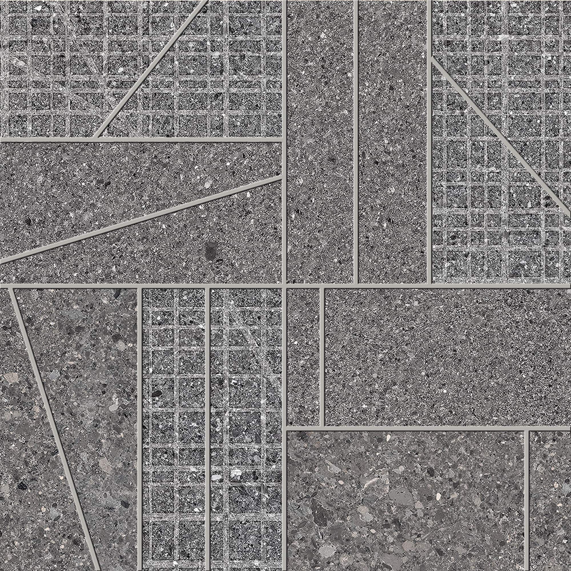 GRAIN STONE Dark Mosaico Big Mix 30x30cm Nat. GRAIN STONE Dark Mosaico Big Mix 30x30cm Nat.