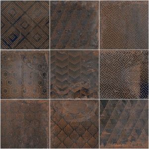 OXIDART   Patchwork  Dark  20x20cm