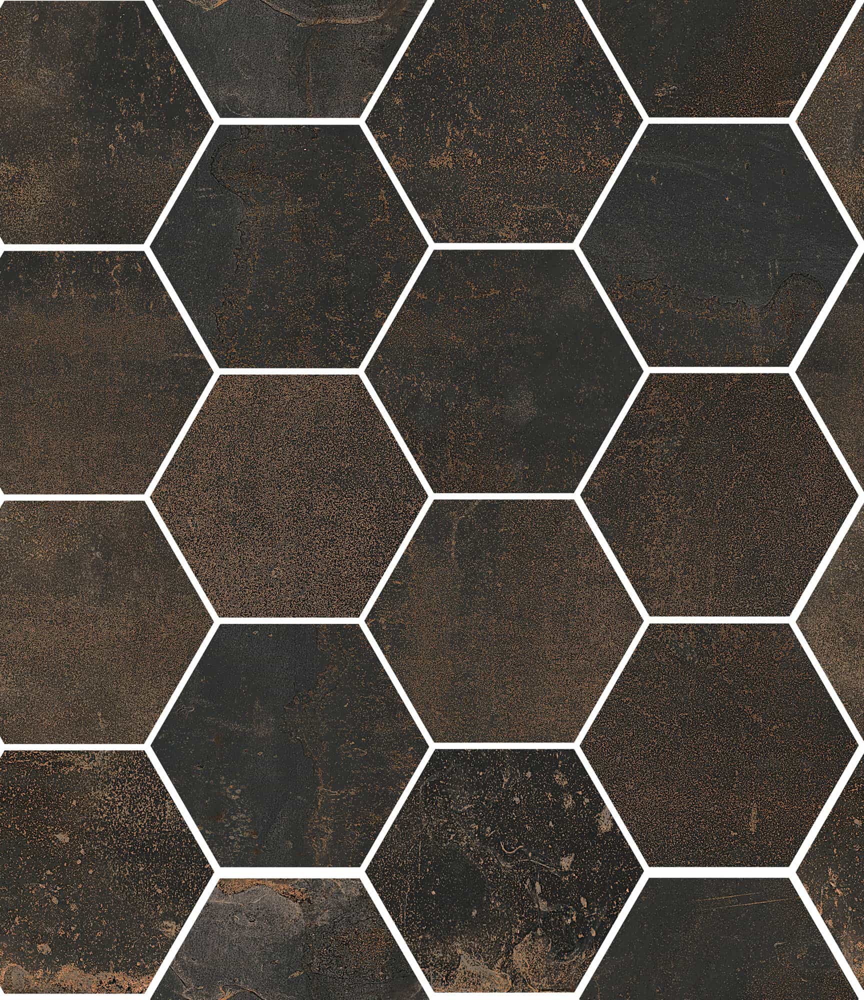 OXIDART Hexagon Black 26x30cm Rett. OXIDART Hexagon Black 26x30cm Rett.