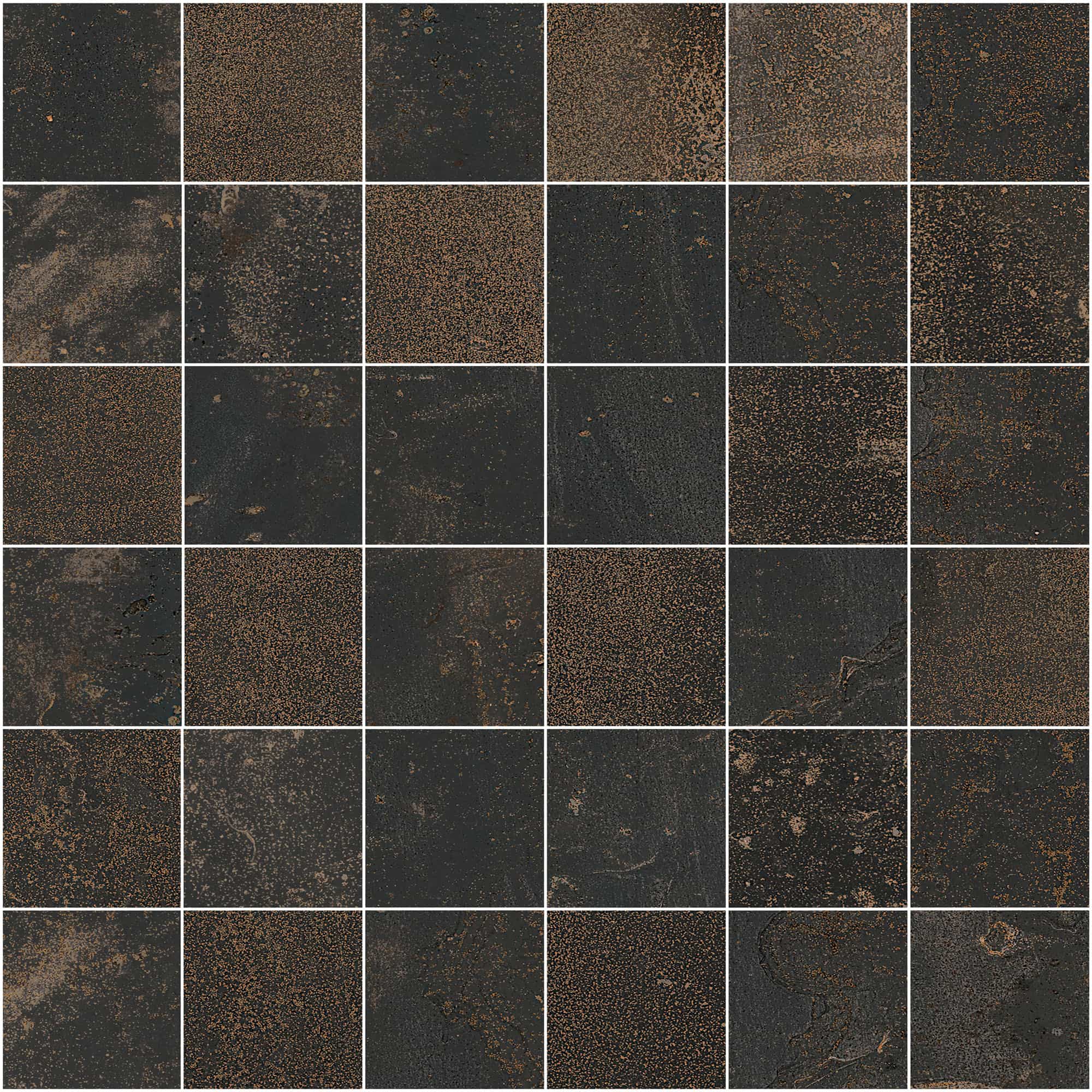 OXIDART Mosaico Black 30x30cm Rett. OXIDART Mosaico Black 30x30cm Rett.