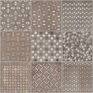 RITUAL Patchwork Brown    20x20cm  Rett.