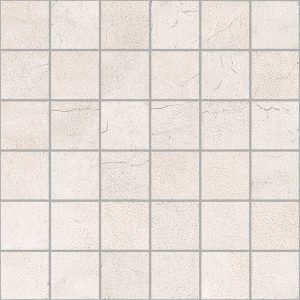 SET Mosaico Concrete White  30x30cm  Rett.