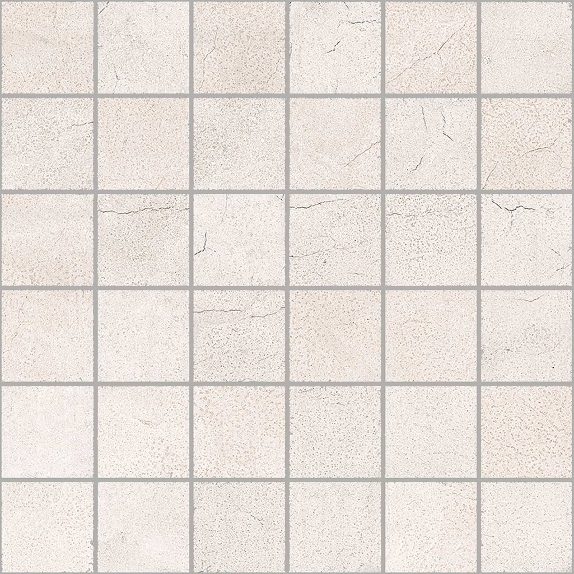 SET Mosaico Concrete White 30x30cm Rett. SET Mosaico Concrete White 30x30cm Rett.