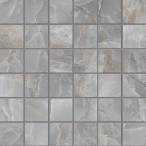 TELE DI MARMO RELOADED Mosaico 5x5cm Onice Klimt  30x30 cm Naturale hr. 9,5mm