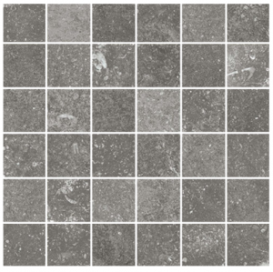 NORDIK STONE Mosaico  Grey  30x30cm Nat. Rett. hr.8,5mm