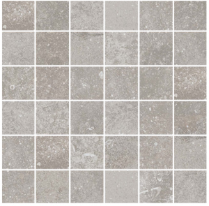 NORDIK STONE Mosaico Ash   30x30cm Nat. Rett. hr.8,5mm
