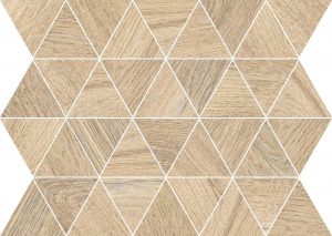 COZY Mosaico Triangoli* Honey  34x26cm  Nat. Rett. hr.8,5mm