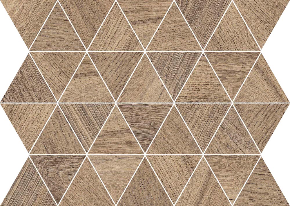 COZY Mosaico Triangoli* Brown 34x26cm Nat. Rett. hr.8,5mm COZY Mosaico Triangoli* Brown 34x26cm Nat. Rett. hr.8,5mm