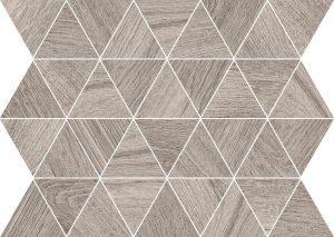 COZY Mosaico Triangoli*  Bark 34x26cm  Nat. Rett. hr.8,5mm