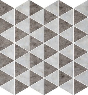 SASSARI  Mosaico Tris Temperate   30x30cm Nat.  Rett.